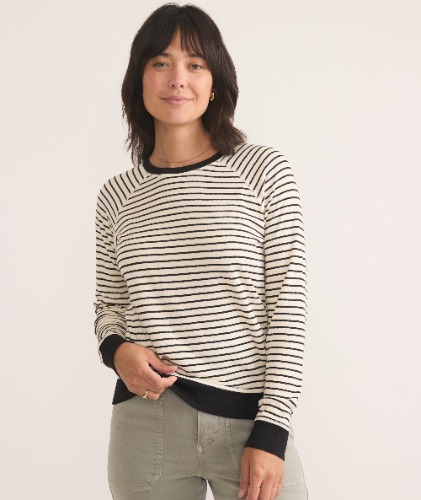 Reversible Raglan | Extra Small / Black/White