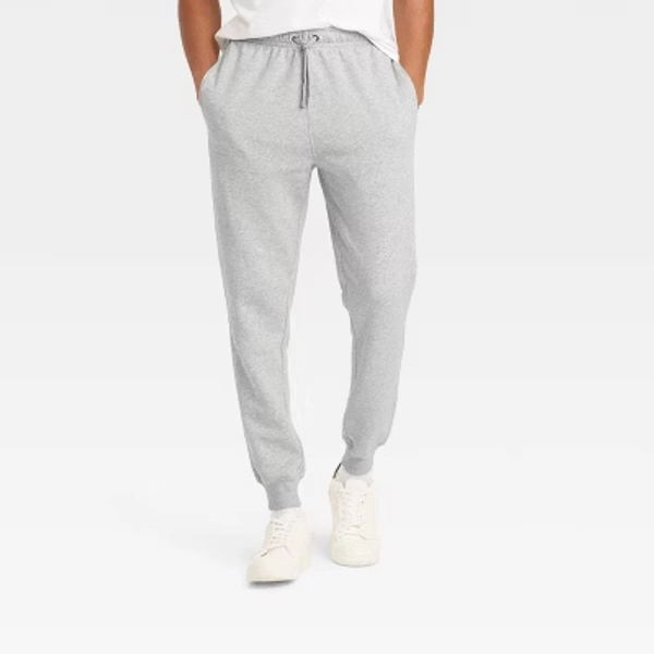 Men's Fleece Jogger Pants - Goodfellow & Co™ Gray M