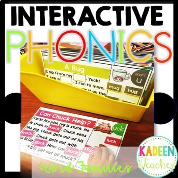 Interactive Phonics Mats®- CVC/Word Families