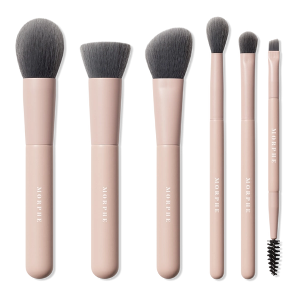 Travel Shaping Essentials Bamboo & Charcoal-Infused Travel Brush Set