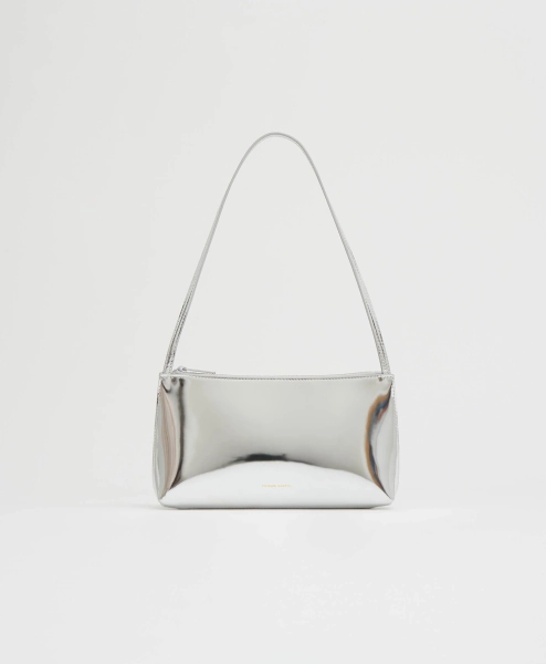 Gaia Shoulder Bag - Silver Mirror | Silver Mirror
