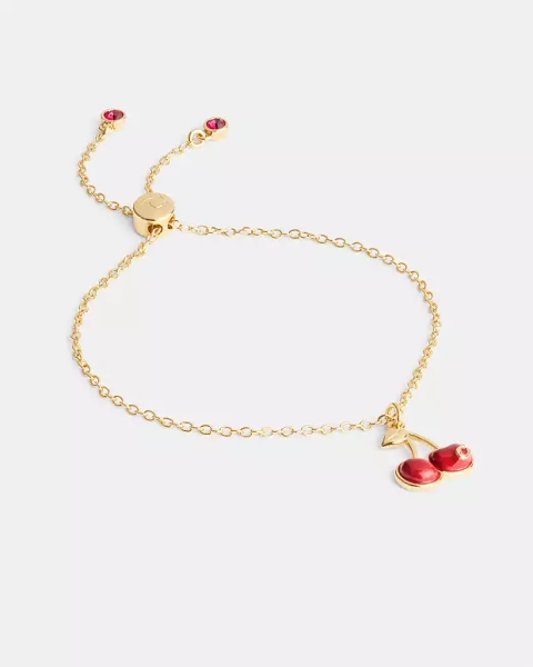 COACH® Outlet | Cherry Charm Slider Bracelet