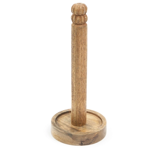 Eleanor Mango Wood Paper Towel Holder