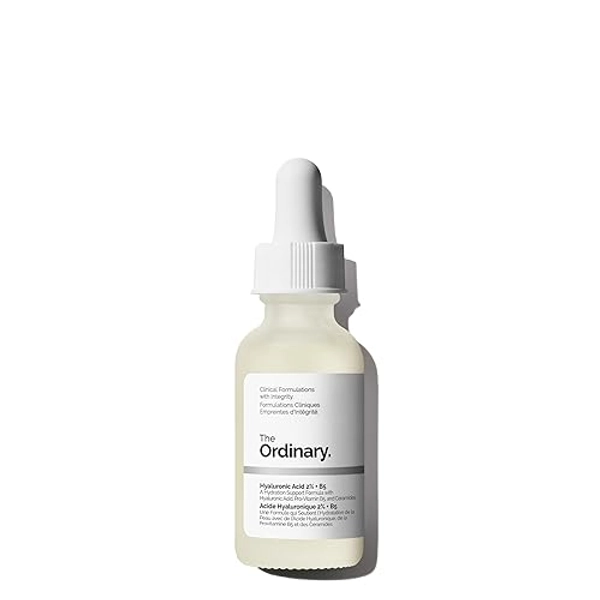 The Ordinary Hyaluronic Acid 2% + B5, Multi-Depth Hydration Serum for Plumper, Smoother Skin - 1 Fl Oz (Pack of 1)