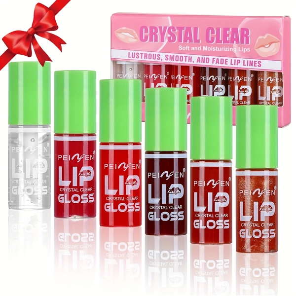 Multi-colored Lip Oil Lip Gloss, Soft Brush Head Hydrating Lip Glow Oil, Shiny Transparent Lip Gloss Plumping, Long Lasting Nourishing Non-sticky, Fresh Clear Smooth Lip Care Set, Girly Must Haves, Valentines Day Gifts