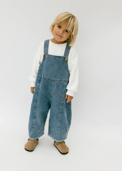 Oversized Overalls- Denim