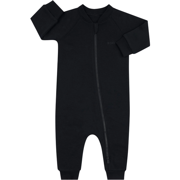 Bonds Baby Fleece Zip Wondersuit - Black | BIG W