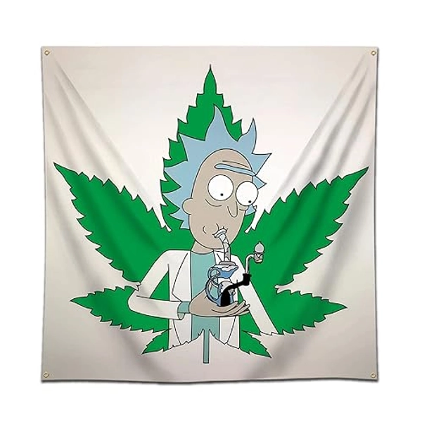 ENMOON Tapestry Wall Banner Funny Cartoon Flag Tapestry For Living Room Corridor Dorm Home Bedroom Aesthetic (36 * 36in)
