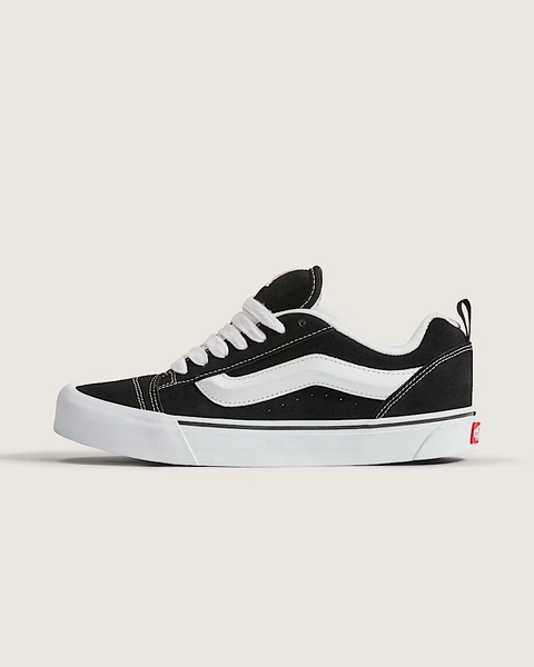 Knu Skool Shoe in Black / White | Vans