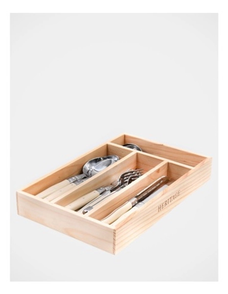 Heritage Laguiole Sophistique Cutlery Set 24 Piece in Ivory | MYER