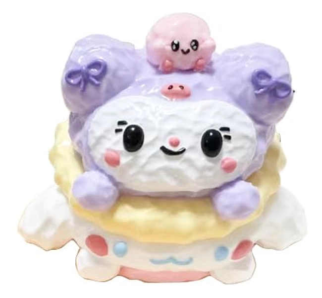Handmade Taba Squishy Squeeze Candy Toast Belle Toy,Teenagers,Adults,Kawaii Squishies Sensory Toys, Stress Relief, Birthday, Desk Accessories（1 Pcs）
