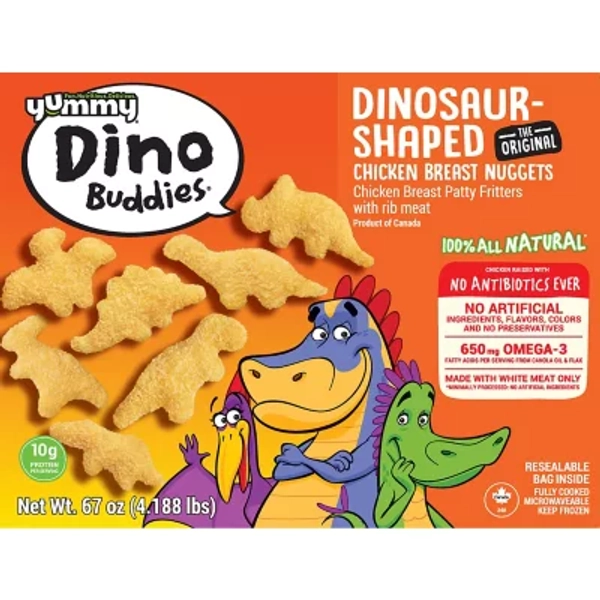 Yummy Dino Buddies Chicken Nuggets 67 oz. - Sam's Club