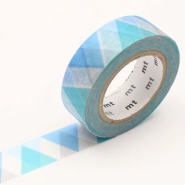 Triangle and Diamond Blue Washi Tape | Default Title