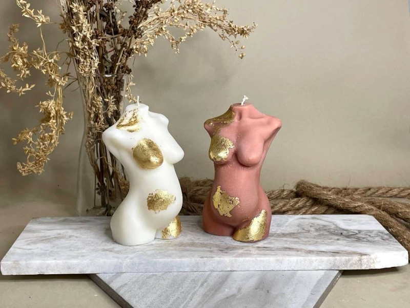 Pregnant Torso Candle Small - Etsy