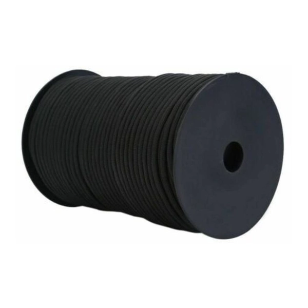 100m 550 Paracord Parachute Cord Lanyard Rope - Black