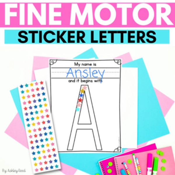 Fine Motor Alphabet Activities | Letter Practice Pages