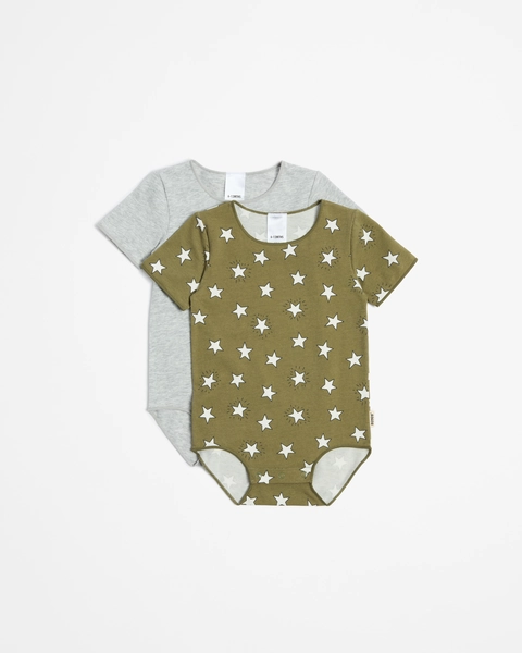 Baby Bonds Wonderbodies Bodysuits 2 Pack - Super Star