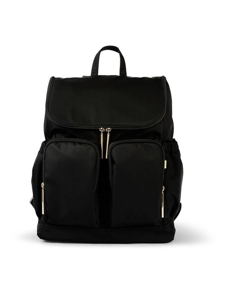 Signature Nappy Backpack in Black