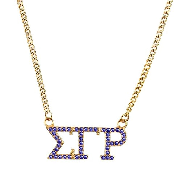 BBGreek Sigma Gamma Rho Gifts - Official Vendor - Neckalce - Collection - Sgrho-greek-letters