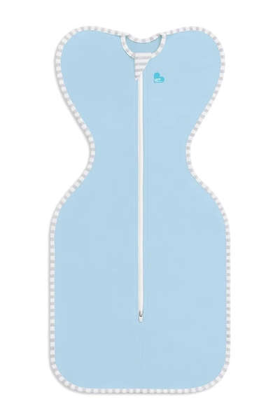 Love To Dream Swaddle Up Lite 0.2 Tog Light Blue Small | Swaddles | Baby Bunting AU
