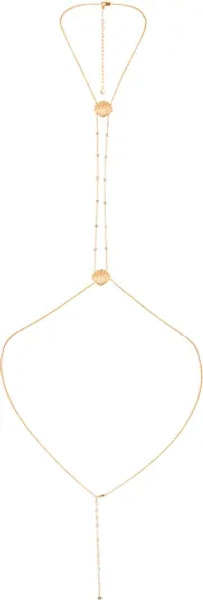 Ettika Scallop Shell & Crystal Body Chain | Nordstrom