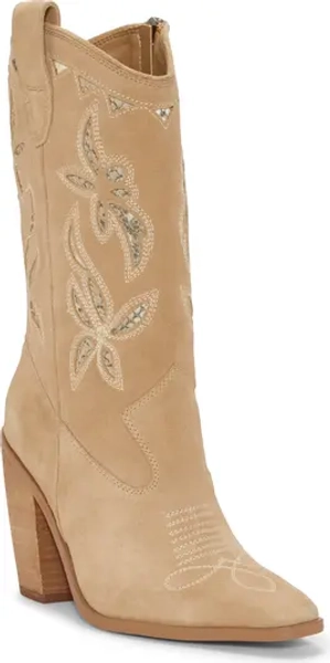 Vince Camuto Alisah Square Toe Western Boot (Women) | Nordstrom