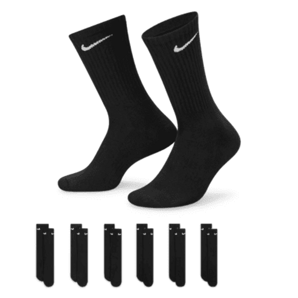 Nike Everyday Cushioned Training Crew Socks (6 Pairs)