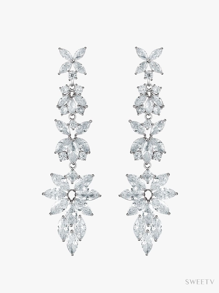 SV Marquise Chandelier Earrings