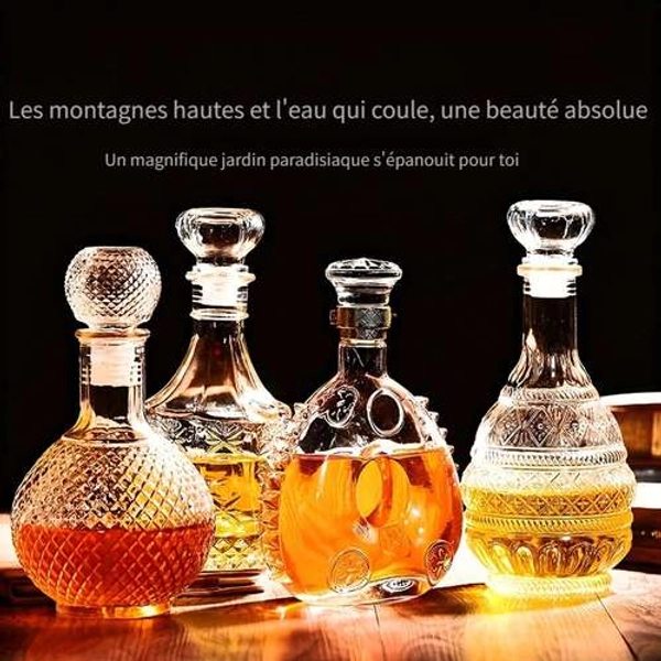 carafe à vin en verre style européen vintage   - Temu France