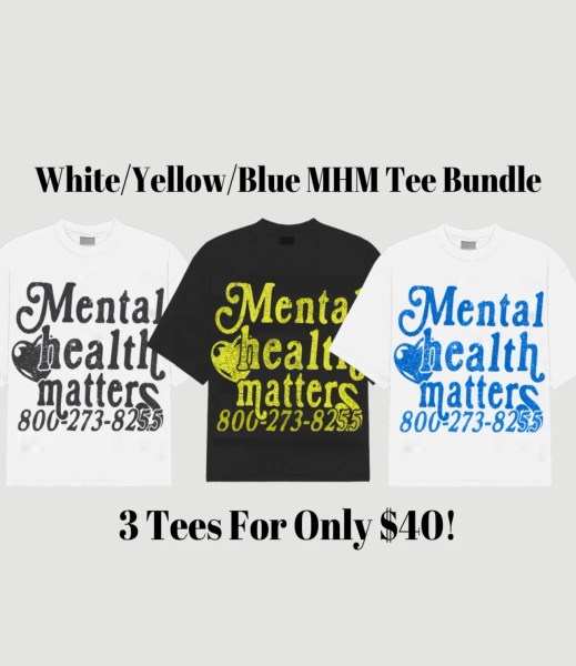 3 T-Shirt Bundle ‘Mental Health Matters’ | XL