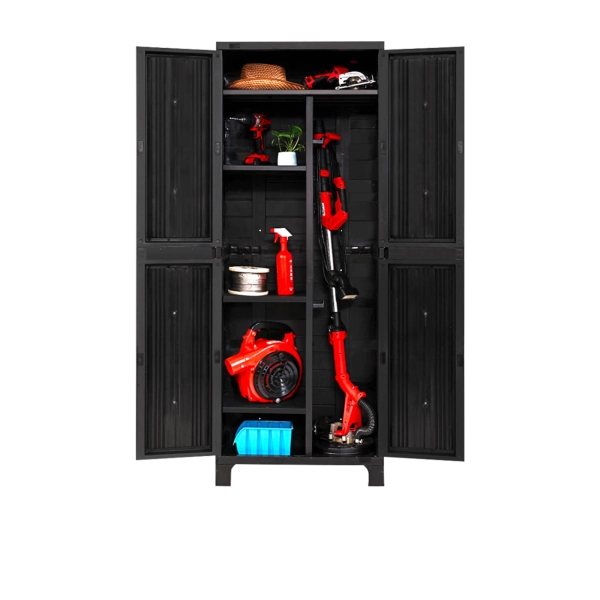 Gardeon Outdoor Storage Cabinet 173cm Black