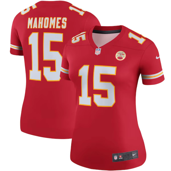 Women's Kansas City Chiefs Patrick Mahomes Nike  Red Legend Player Performance Top