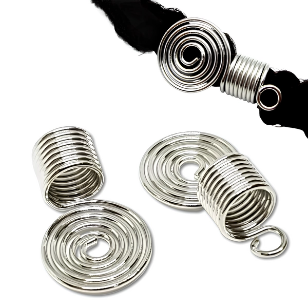 Coil Hair Beads Spiral Beads Accessory Ethnic New Bohemiaa Aesthetic Jewellery