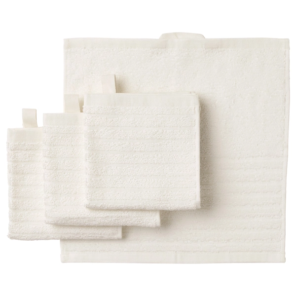 VÅGSJÖN Washcloth - white 12x12 "