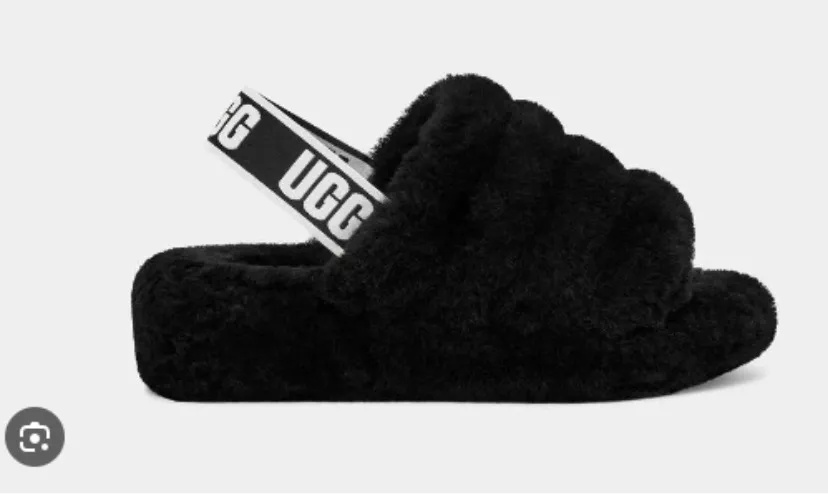 Buy Fluff Yeah Slide Kids 'Black' - 1098494K BLK | GOAT