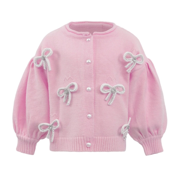 Pearl Bow Cardigan | 6