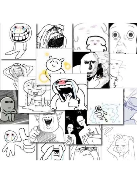 1 pieza 48 piezas gracioso emoji expresión Pegatinas