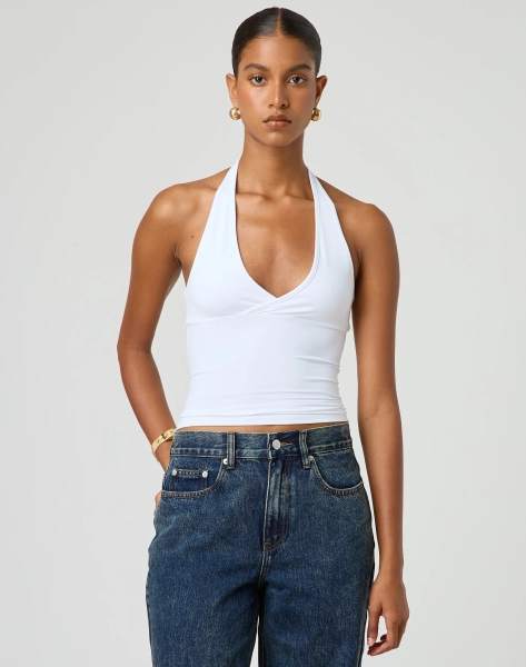 Supersoft Halter Neck Top