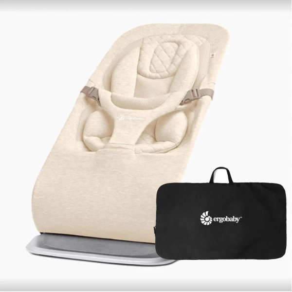 Ergobaby Evolve 3 in 1 Bouncer - More Colours Available | Cream / Add a Carry Bag
