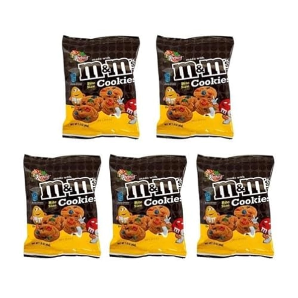 5x KEEBLER M&M'S BITE SIZE COOKIES 5x45G