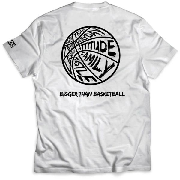 Bigger Than Basketball - T-Shirt - White | Youth Small