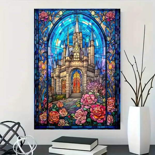   de   en verre   de 1000 pièces, papier carton blanc épais,  , ajustement parfait, puzzle pour adultes et   pour anniversaire, halloween, thanksgiving, pâques,   à domicile, 19,7 po x 27,5 po - toys & games - Temu France