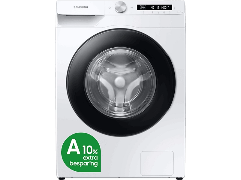 SAMSUNG Wasmachine voorlader EcoBubble A-10%* (WW90T504AAWCS2)