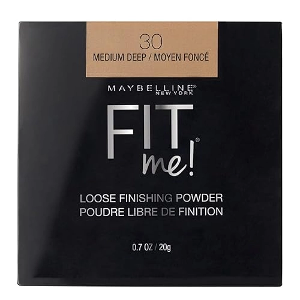 Maybelline Fit Me Loose Setting Powder, Face Powder Makeup & Finishing Powder, Medium Deep, 1 Count