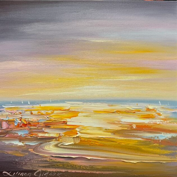Golden sunrise No 8 by Liliana Gigovic