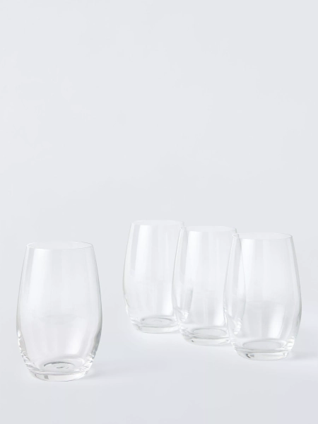 John Lewis Connoisseur Glass Highball, Set of 4, 445ml, Clear
