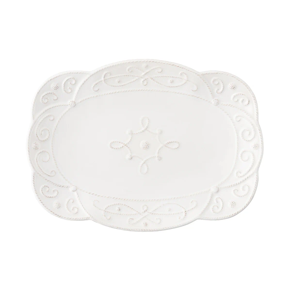 Jardins du Monde 15" Platter - Whitewash | Default Title