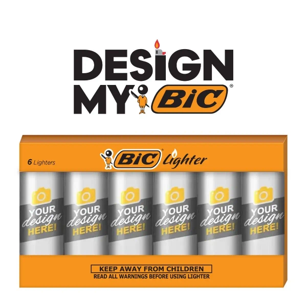 Design My BIC Lighters, Set of 6 Personalized Lighters