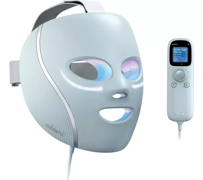SHARK FW312UK CryoGlow Under-Eye Cooling LED Anti-Ageing & Blemish Repair Mask – Blue Frost
