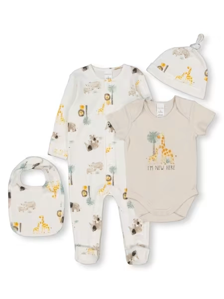Baby Cotton 4 Piece Starter Pack